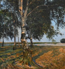 Wilhelm Fritzel (1870 - 1943) » Öl-Gemälde Impressionismus Jugendstil Landschaft Niederrhein Düsseldorfer Malerschule