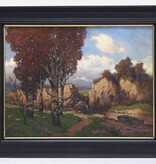 Gustav Wilhelm Lautenschläger (1858 - nach 1945) » Öl-Gemälde Jugendstil Art Déco Landschaft österreichische Malerei