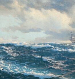 P.  Harm-Rathjen (Maler 19./20. Jahrhundert) » Öl-Gemälde Marinemalerei Seestück Meer norddeutsche Malerei