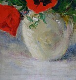 Maler um 1900  » Öl-Gemälde Impressionismus Blumenstillleben Mohn Mohnblumen Kornblumen Blumen Stillleben Berliner Sezession