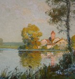 Éloi Noël Bouvard (1875 - 1957) » Öl-Gemälde Impressionismus Frankreich Landschaft