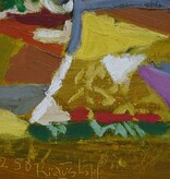 Karl-Heinz Krauskopf (1930 - 1984) » Öl-Gemälde abstrakter Expressionismus Informel Moderne Kunst