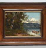 Horst Hacker (1842 - 1906) » Öl-Gemälde Münchner Malerschule Chiemsee Maler Landschaft süddeutsche Malerei