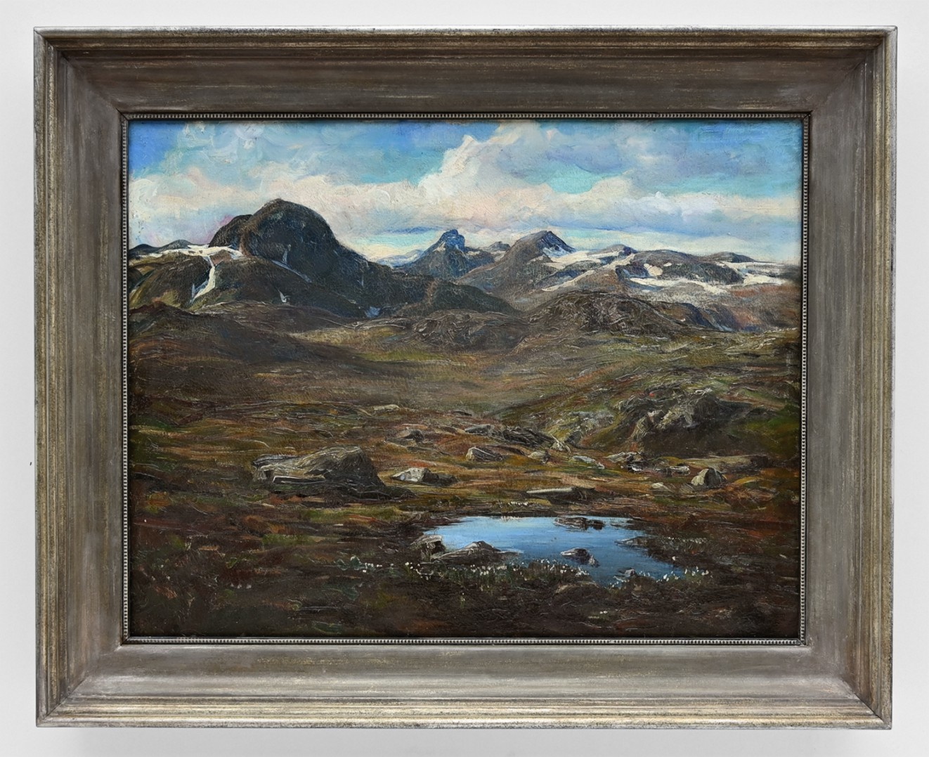 Gebirgslandschaften Wilhelm Volz (1855 - 1901) » Öl-Gemälde Postimpressionismus Klassische Moderne Sezession Alpen Landschaft süddeutsche Malerei