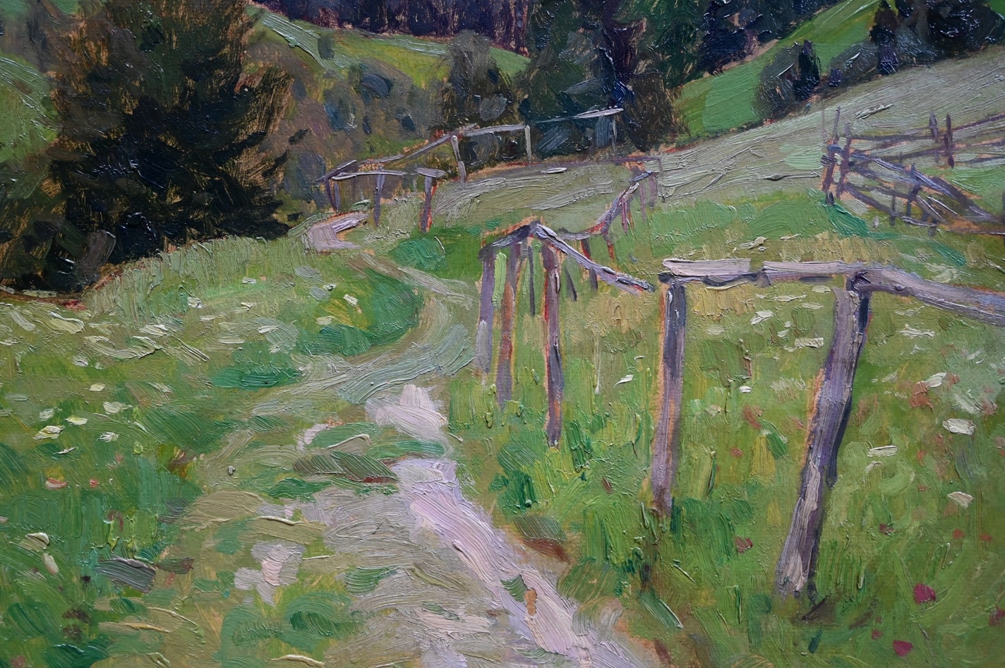Felix Eisengräber (1874 - 1940) » Öl-Gemälde Impressionismus Landschaft Münchner Malerschule süddeutsche Malerei