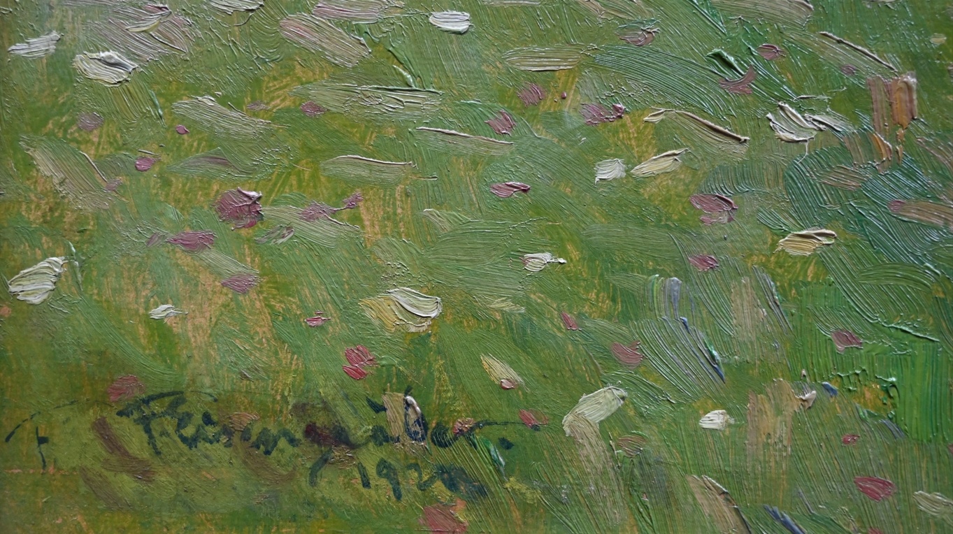 Felix Eisengräber (1874 - 1940) » Öl-Gemälde Impressionismus Landschaft Münchner Malerschule süddeutsche Malerei