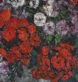 Die schönsten Blumenstillleben August von Brandis  (1859 - 1947) » Öl-Gemälde Impressionismus Blumenstillleben Bartnelken Blumen Stillleben