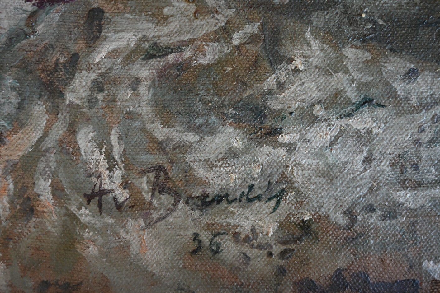 Die schönsten Blumenstillleben August von Brandis  (1859 - 1947) » Öl-Gemälde Impressionismus Blumenstillleben Bartnelken Blumen Stillleben