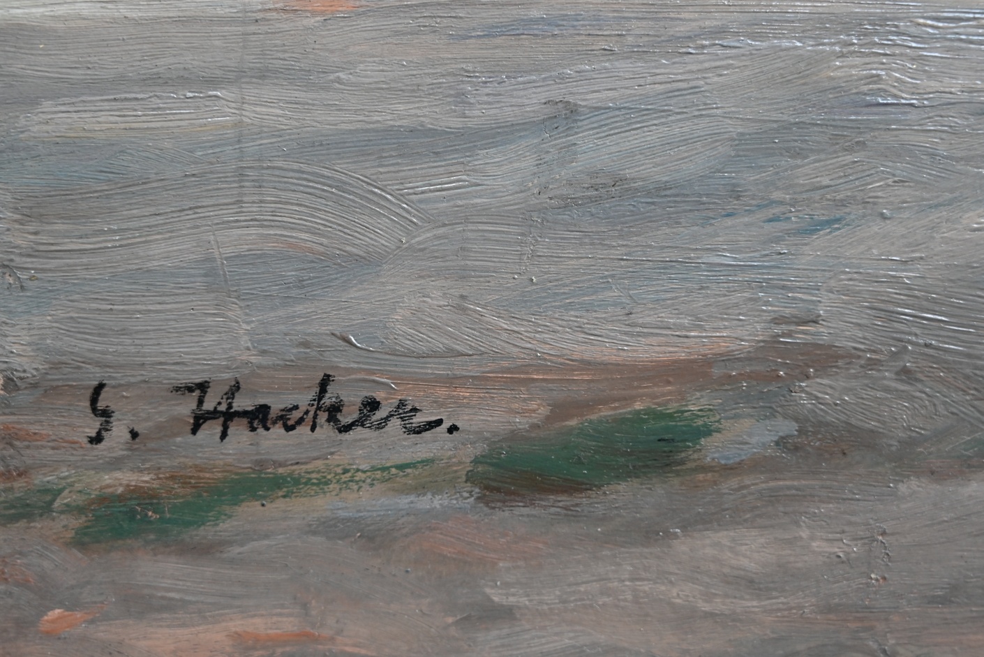 Georg Hacker (1863 - 1945) » Öl-Gemälde Impressionismus Landschaft