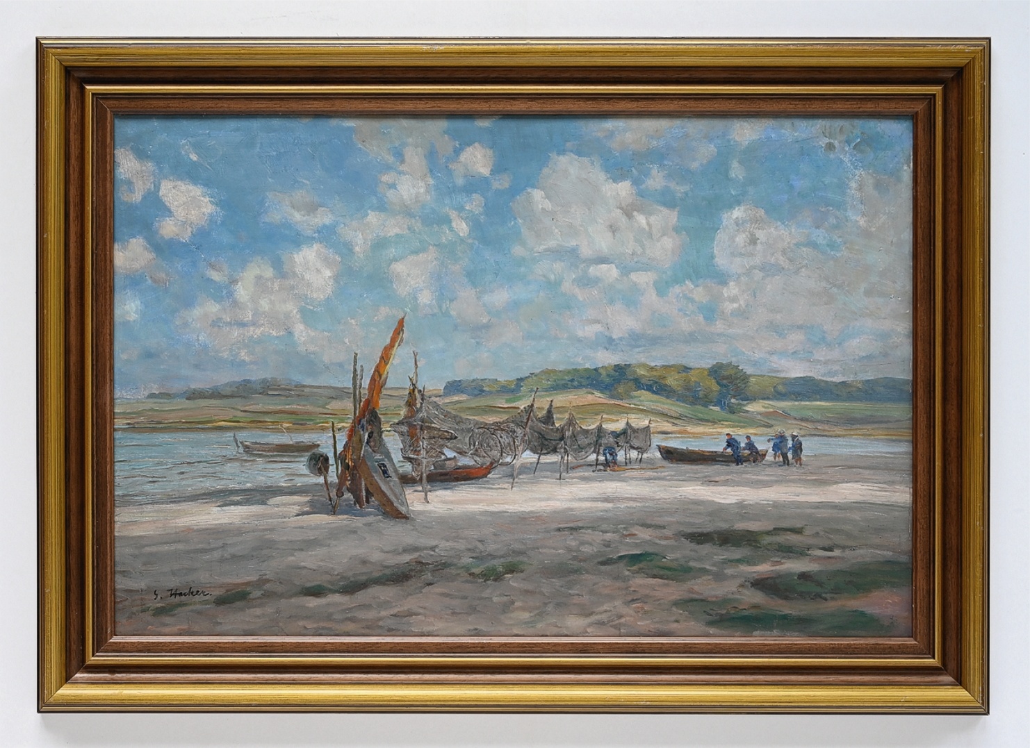 Georg Hacker (1863 - 1945) » Öl-Gemälde Impressionismus Landschaft