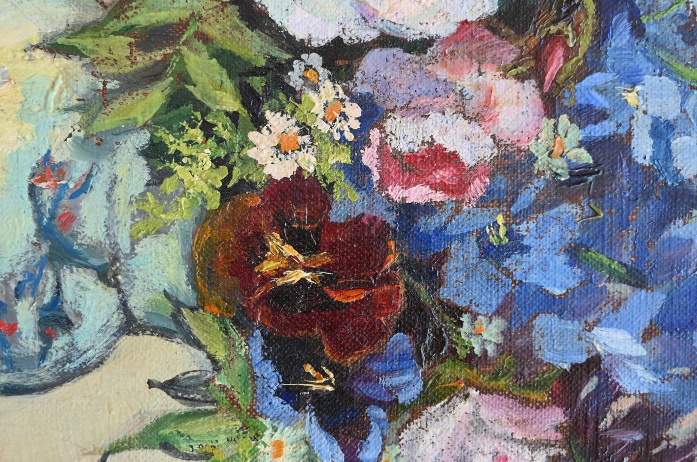 Die schönsten Blumenstillleben Mieze Mardner Klaas (1884 - 1950) » Öl-Gemälde Postimpressionismus Blumen Stillleben Blumenstrauß Blumenstillleben
