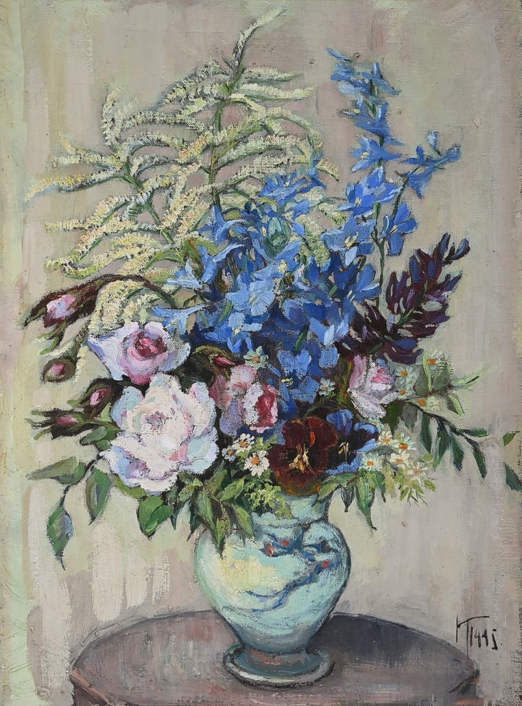 Die schönsten Blumenstillleben Mieze Mardner Klaas (1884 - 1950) » Öl-Gemälde Postimpressionismus Blumen Stillleben Blumenstrauß Blumenstillleben