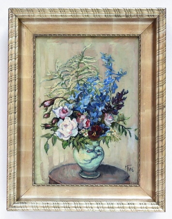 Die schönsten Blumenstillleben Mieze Mardner Klaas (1884 - 1950) » Öl-Gemälde Postimpressionismus Blumen Stillleben Blumenstrauß Blumenstillleben
