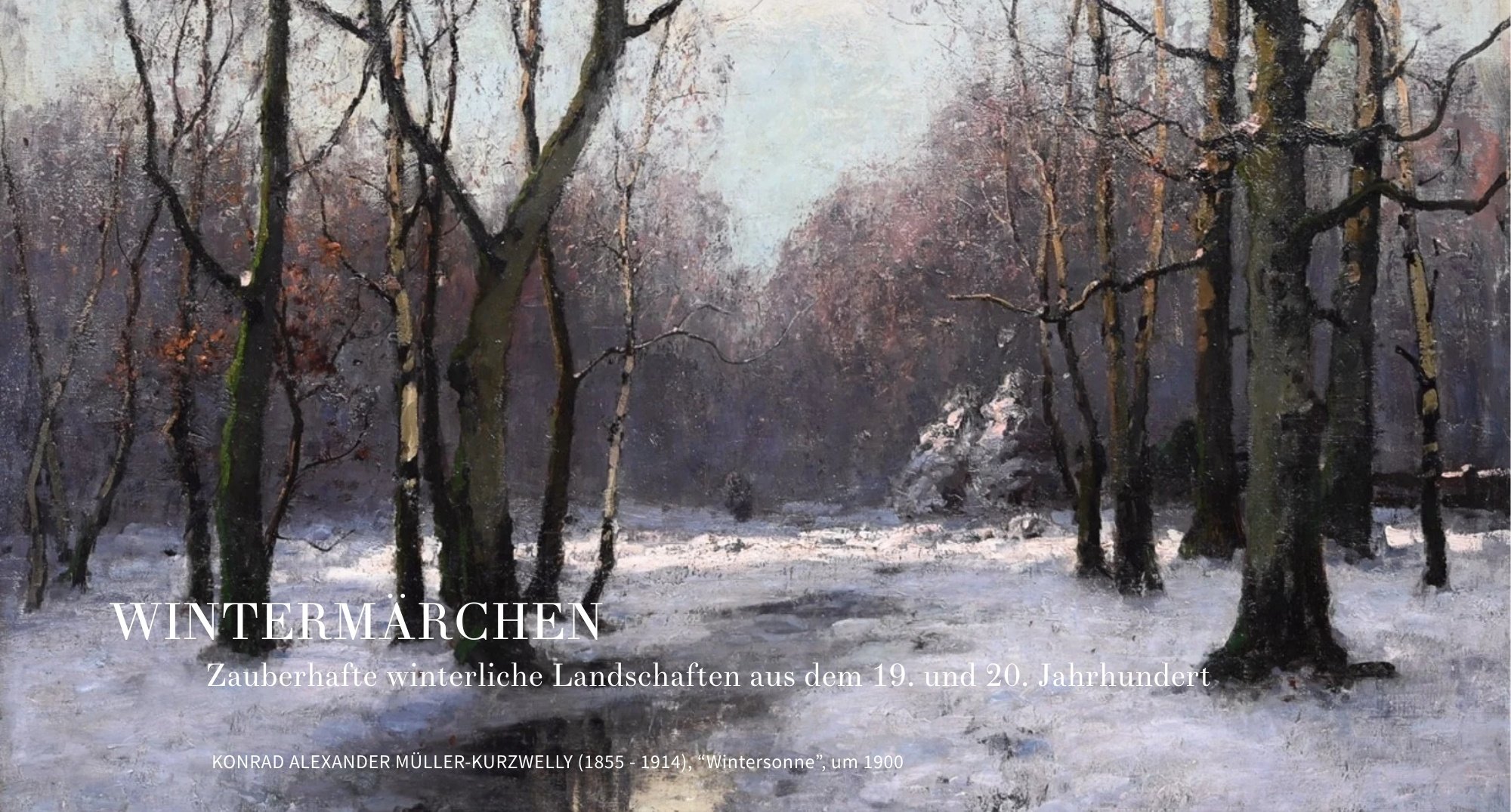 ARKAZIA Kunst und Auktionen - Kunstwerke Gemälde Ölgemälde Winterlandschaft Malerei Berliner Maler Künstler