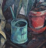 Wilhelm Morano (*1885) » Öl-Gemälde Stillleben Gummibaum Neue Sachlichkeit