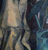 Wilhelm Morano (*1885) » Öl-Gemälde Stillleben Gummibaum Neue Sachlichkeit