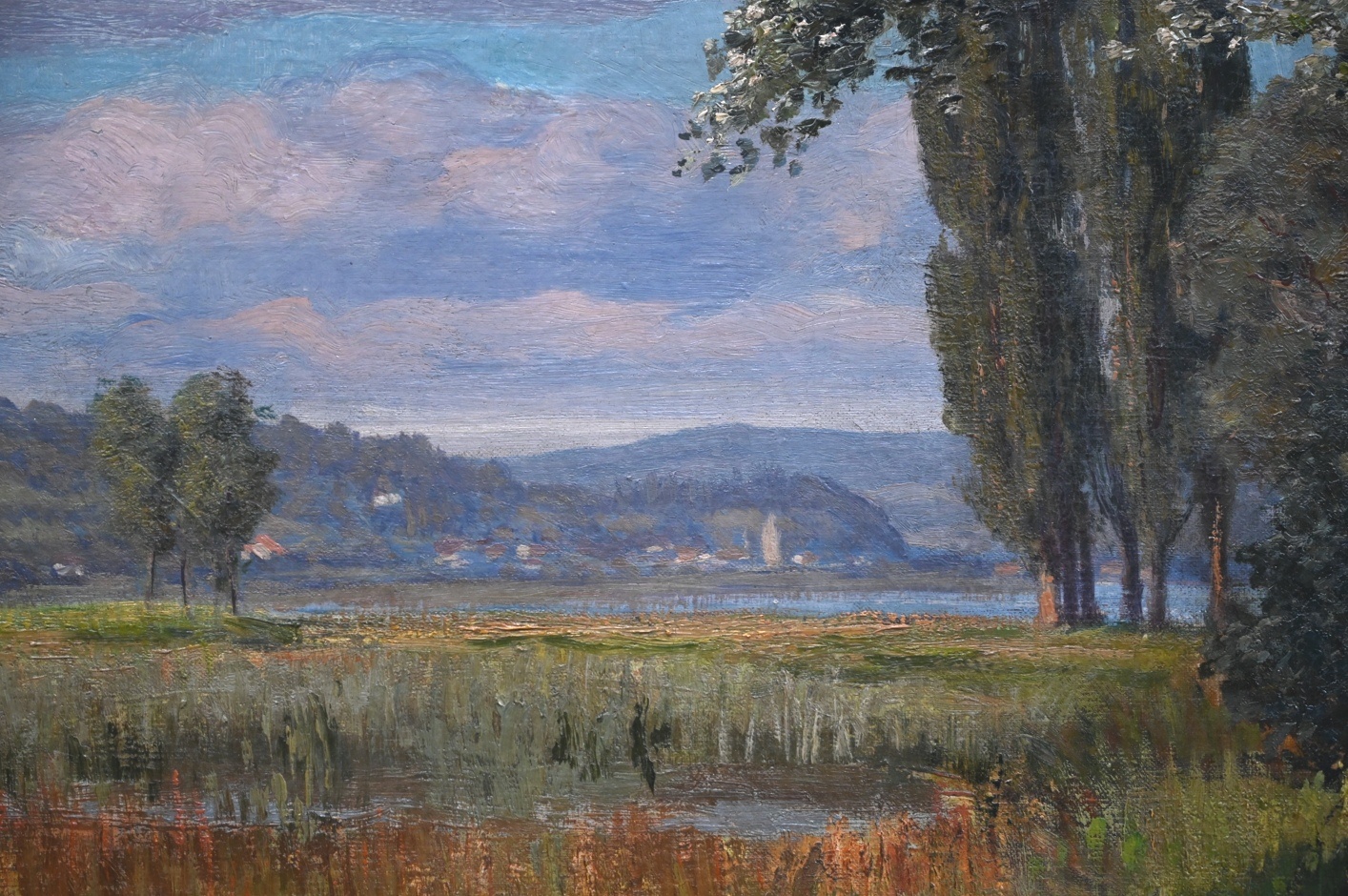 Robert Hoffmann (1868 - 1935) » Öl-Gemälde Impressionismus Bodensee Schweiz Landschaft