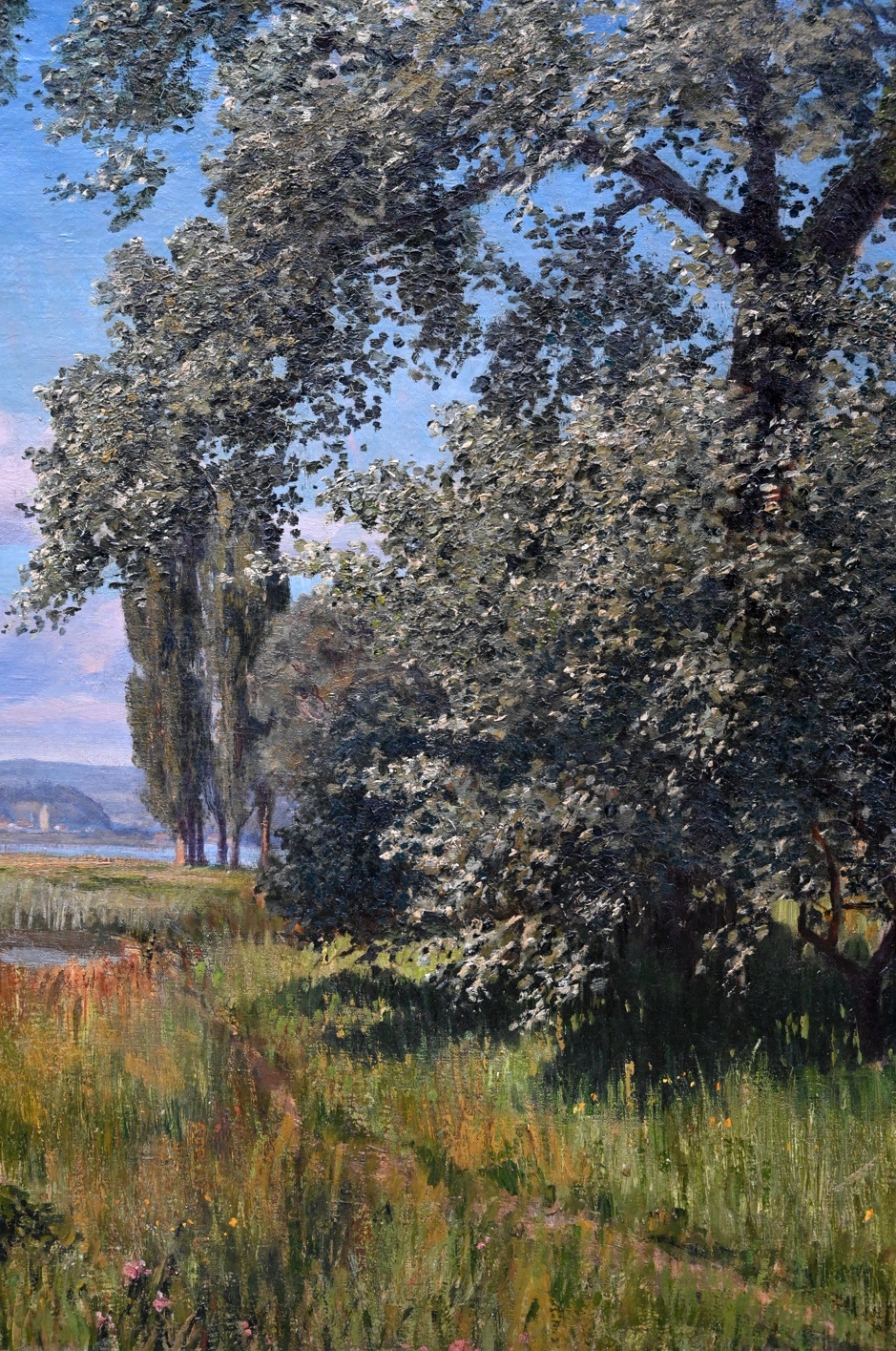Robert Hoffmann (1868 - 1935) » Öl-Gemälde Impressionismus Bodensee Schweiz Landschaft
