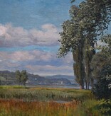 Robert Hoffmann (1868 - 1935) » Öl-Gemälde Impressionismus Bodensee Schweiz Landschaft