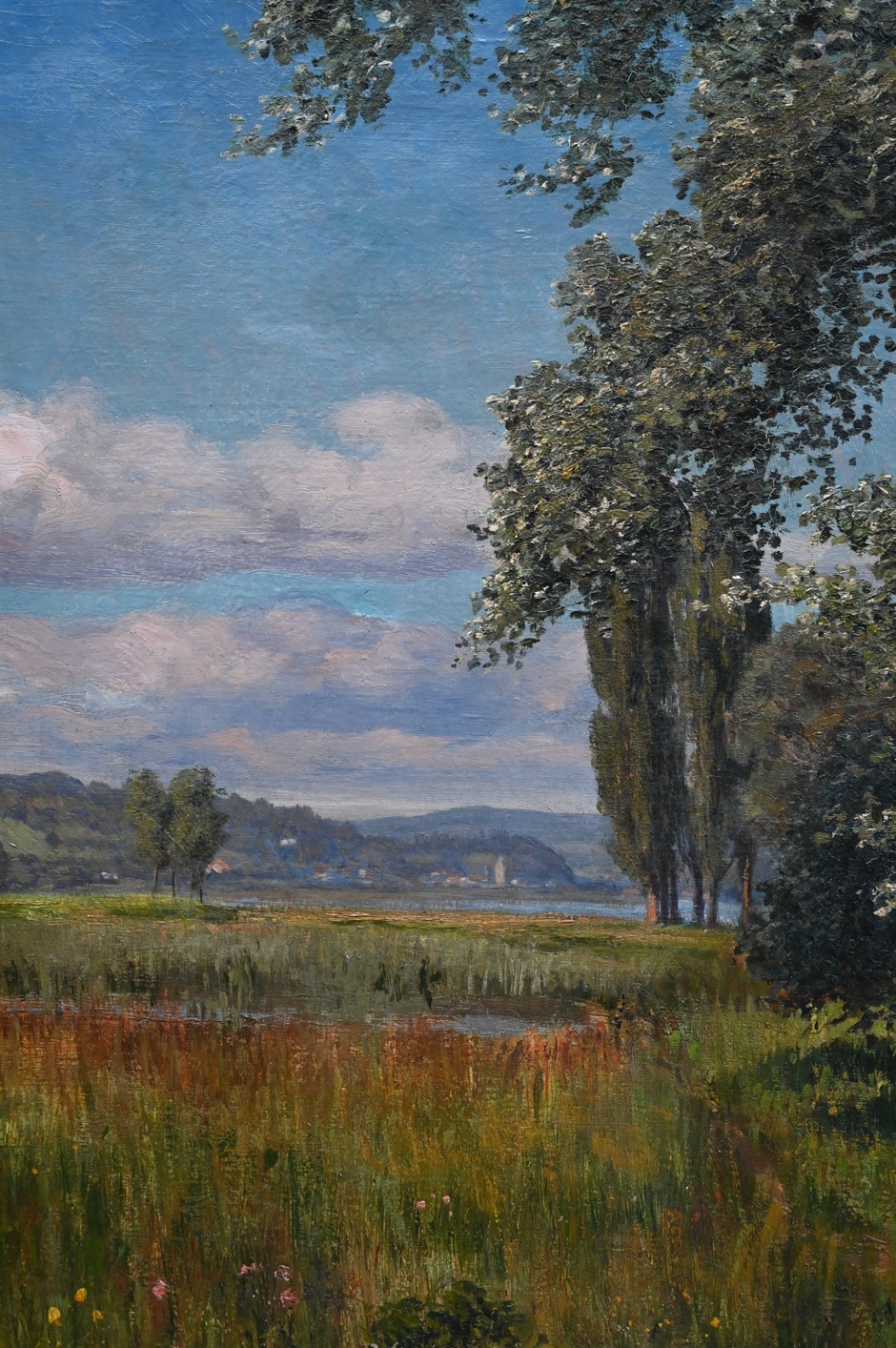 Robert Hoffmann (1868 - 1935) » Öl-Gemälde Impressionismus Bodensee Schweiz Landschaft