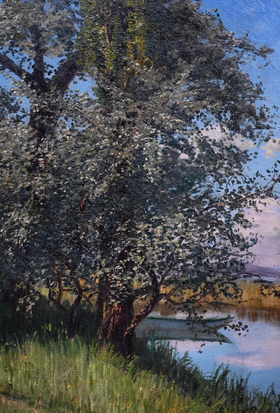 Robert Hoffmann (1868 - 1935) » Öl-Gemälde Impressionismus Bodensee Schweiz Landschaft