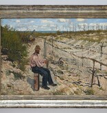 Adolf Fischer-Gurig (1860 - 1918) » Öl-Gemälde Impressionismus Meer Nordsee Küste Netzflicker Strand Dünen norddeutsche Malerei - Sächsischer Maler Maler