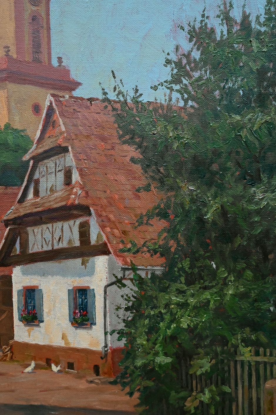 Otto Farrenkopf (Badischer Maler um 1900) » Öl-Gemälde Realismus Schwarzwald Baden Ortenau