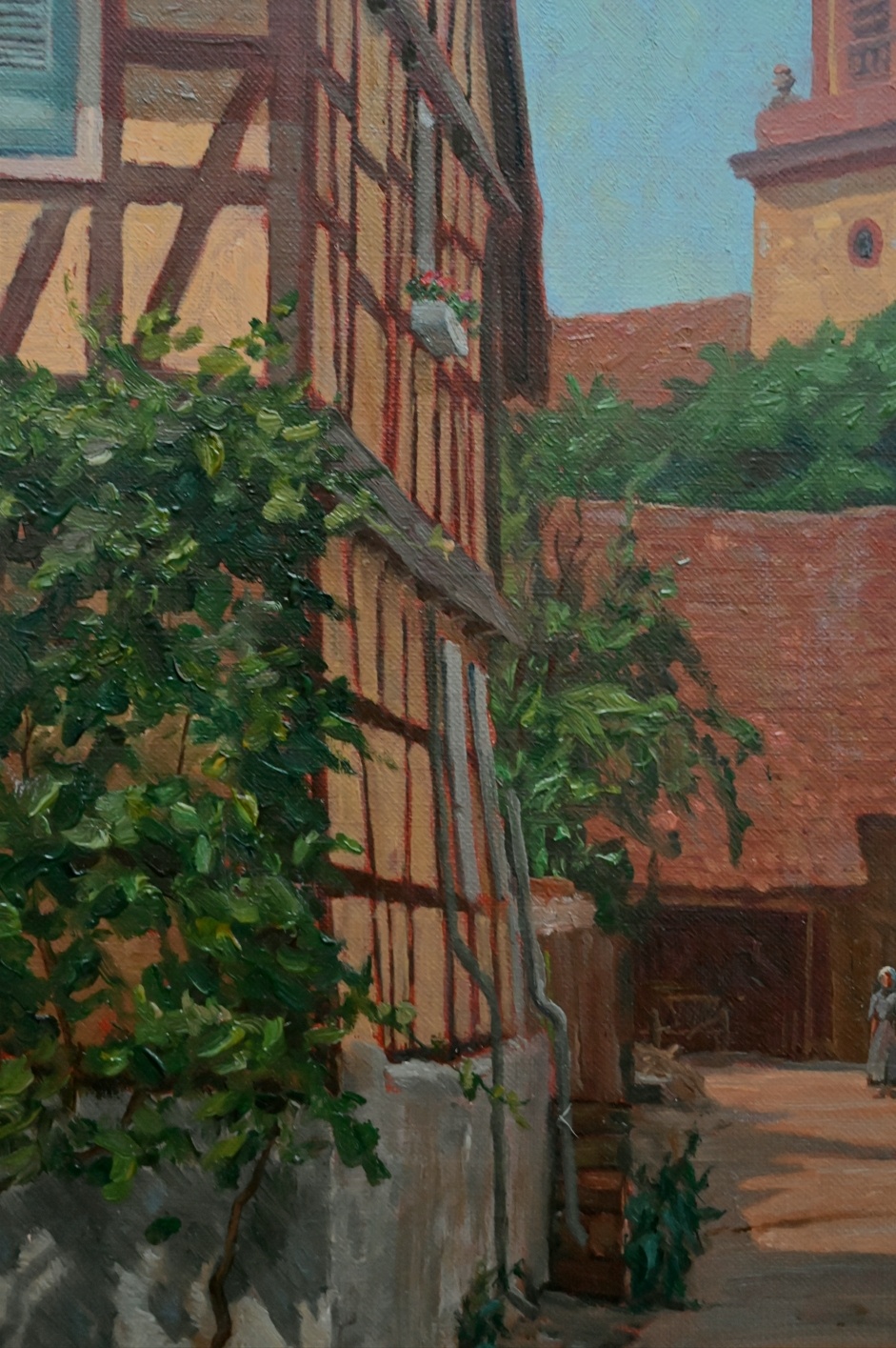 Otto Farrenkopf (Badischer Maler um 1900) » Öl-Gemälde Realismus Schwarzwald Baden Ortenau