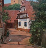 Otto Farrenkopf (Badischer Maler um 1900) » Öl-Gemälde Realismus Schwarzwald Baden Ortenau