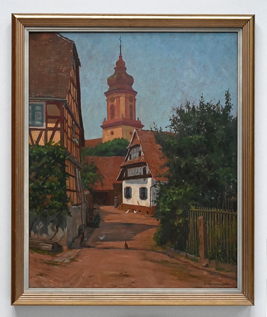 Otto Farrenkopf (Badischer Maler um 1900) » Öl-Gemälde Realismus Schwarzwald Baden Ortenau