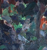 Franz Hienl-Merre (1869-1943) » Öl-Gemälde Impressionismus Alpen Landschaft Münchner Maler süddeutsche Malerei