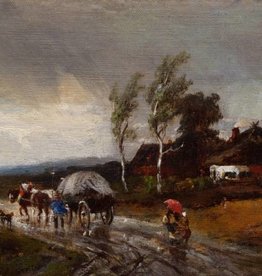 Heinrich Hiller (1846 - 1912) » Öl-Gemälde Spätromantik Landschaft