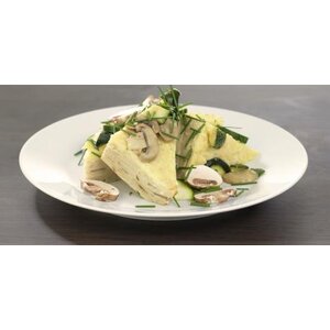 Pannenkoekenschotel champignon en paprika