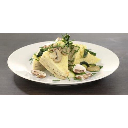 Pannenkoekenschotel champignon en paprika