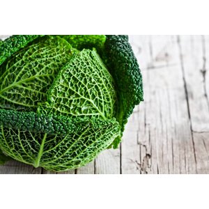 Kabeljauw, groenekool, kerrie & rostirondjes