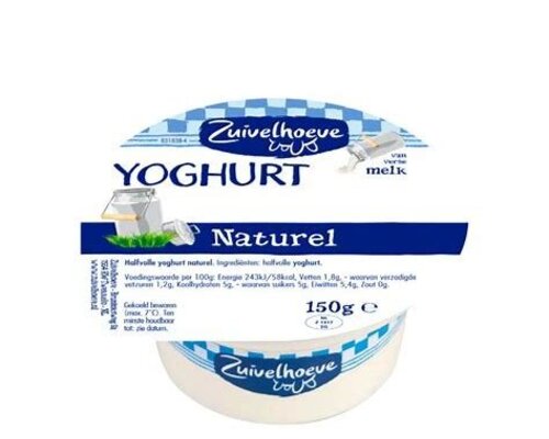 Zuivelhoeve yoghurt wisselende smaken