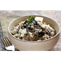 Risotto met tomaat, paddenstoelen (V)