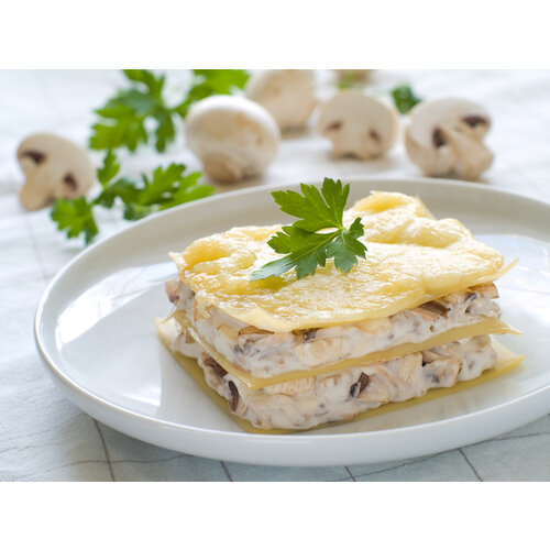 Kiplasagne met kerrie en groente