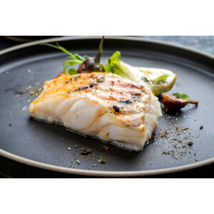 Zeebaars met rijst op z'n Provencaals