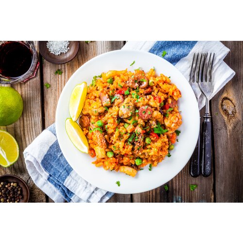 Vegetarische paella uit de oven  (V)