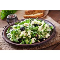 Stamppot rucola met gehaktbal