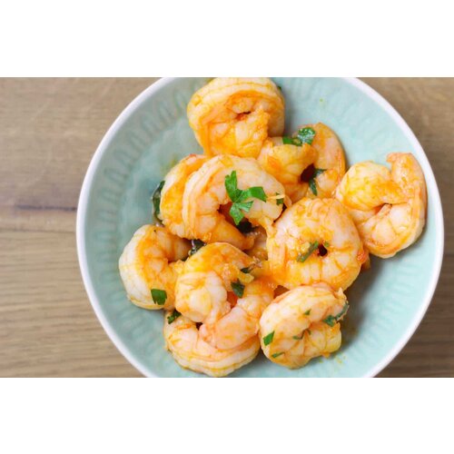 Garnalenomelet met sesamsalade