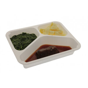 Rundervink, spinazie à la crème en aardappelen-natriumarm Rundervink, spinazie à la crème en aardappelen-natriumarm