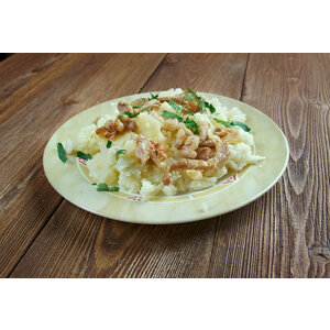 Speklapje met stamppot hete bliksem-natriumarm Speklapje met stamppot hete bliksem-natriumarm