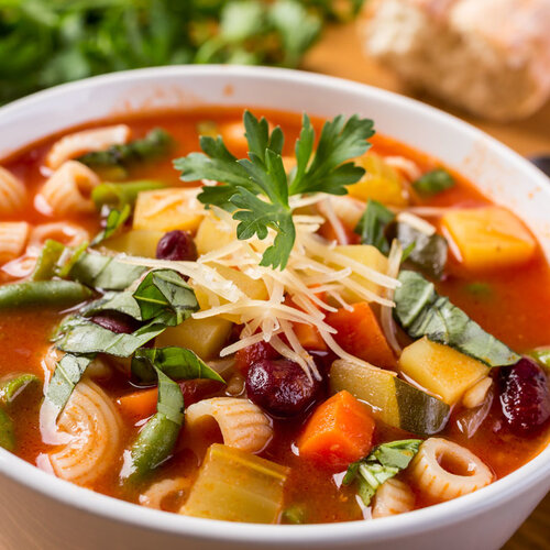 Minestronesoep (met vlees)