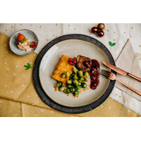 Kalfssucade tournedos met roenterisotto