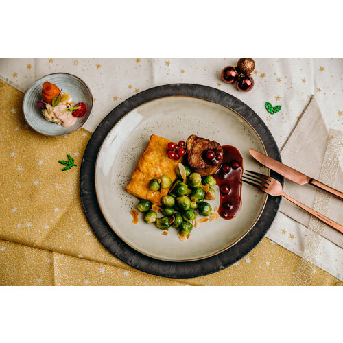 Kalfssucade tournedos met roenterisotto