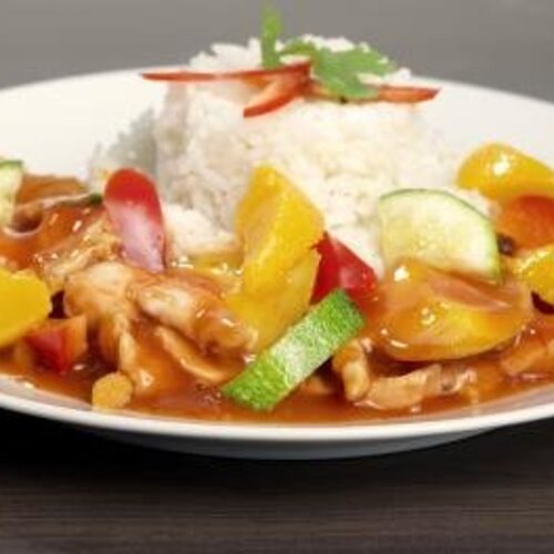 Kip pilav, Franse groenten & witte rijst