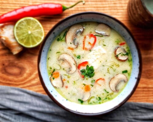 Tom Kha Kai soep met kip