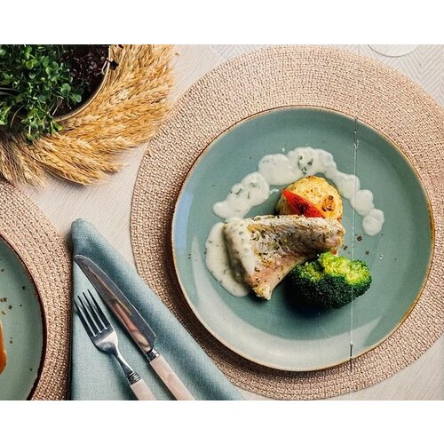 Kabeljauwfilet, broccoli & aardappeltaartje Kabeljauwfilet, broccoli & aardappeltaartje